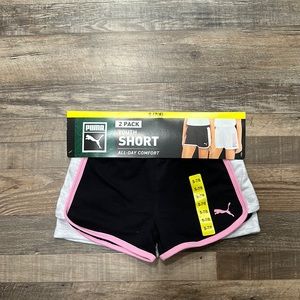 NWT • puma • 2 pack all-day comfort shorts
